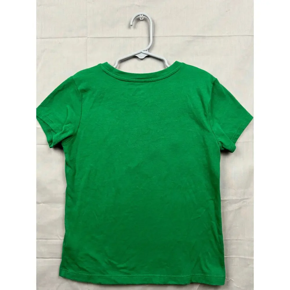 Girls Valentine and St. Patrick 2 Shirt Bundle, Size 7-8 (M)